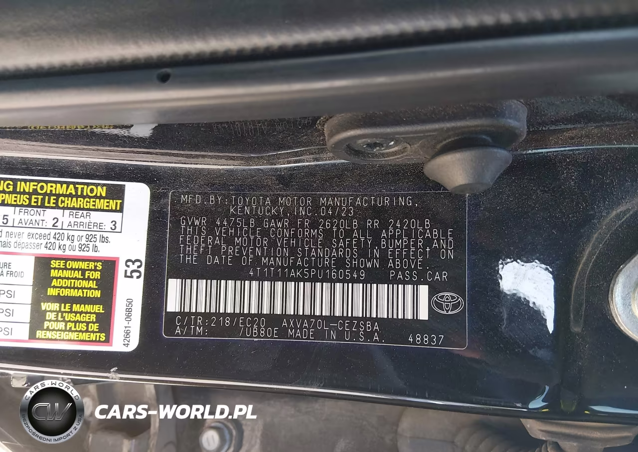2023 Toyota Camry Se Nightshade Edition VIN:4T1T11AK5PU160549 - 9