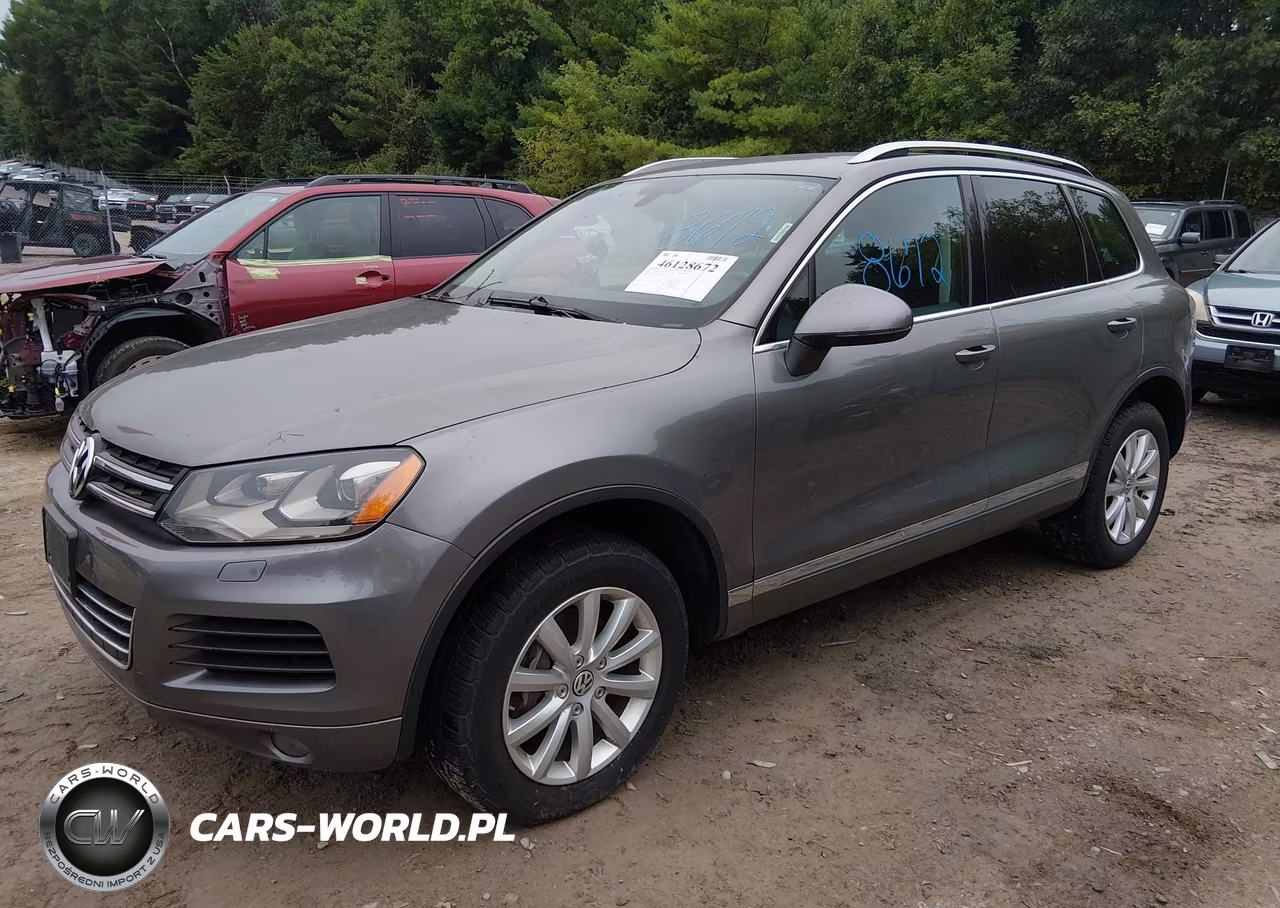 2012 Volkswagen Touareg Vr6 Sport VIN:WVGEF9BP2CD007897 - 2