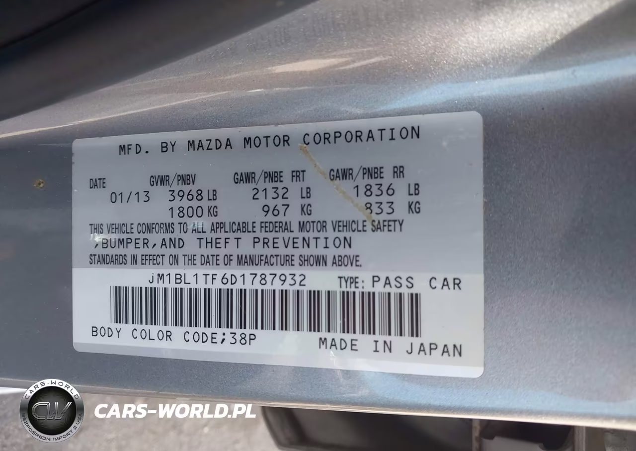2013 Mazda Mazda3 I Sv VIN:JM1BL1TF6D1787932 - 9