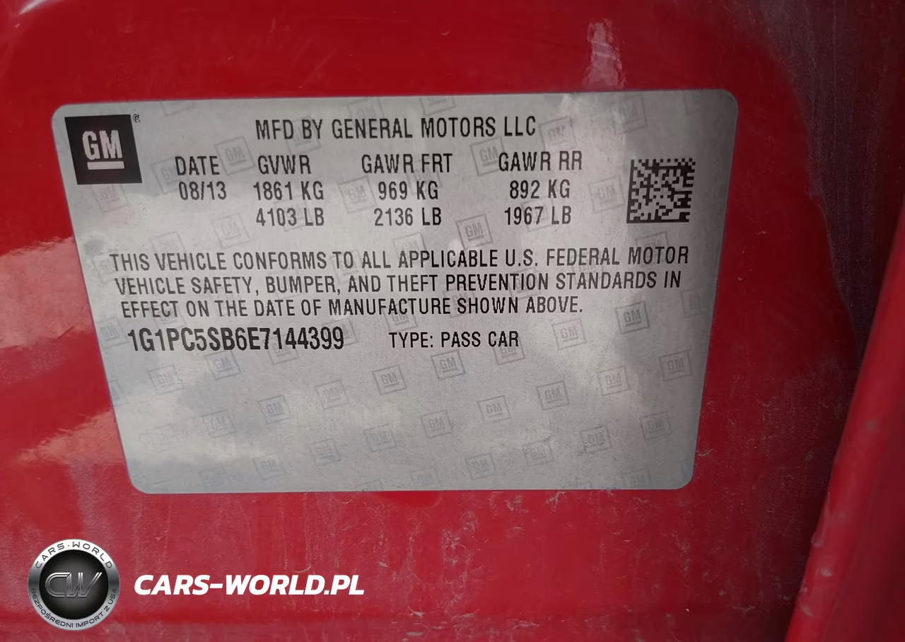 2014 Chevrolet Cruze 1Lt Auto VIN:1G1PC5SB6E7144399 - 9