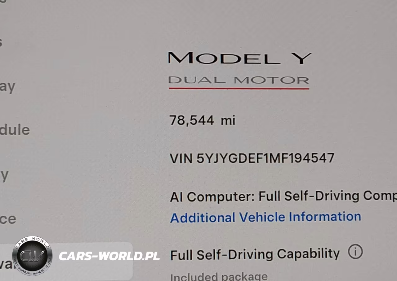 2021 Tesla Model Y Performance Dual Motor All-Wheel Drive VIN:5YJYGDEF1MF194547 - 7