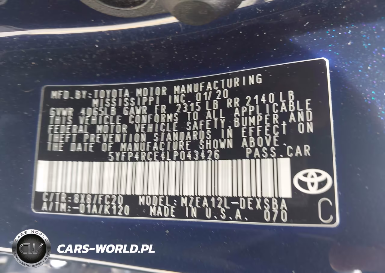 2020 Toyota Corolla Se VIN:5YFP4RCE4LP043426 - 9