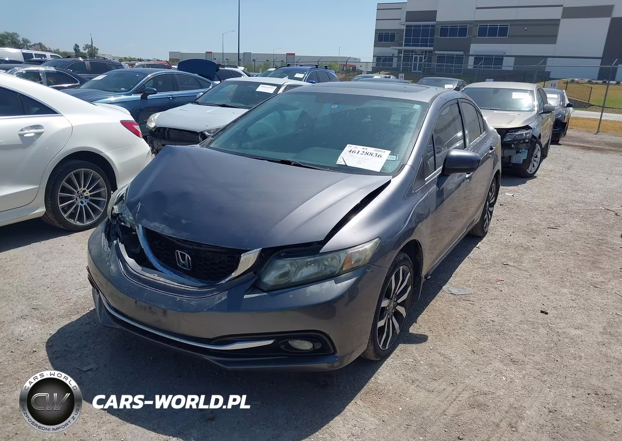 2014 Honda Civic Ex-L VIN:19XFB2F90EE057058 - 2