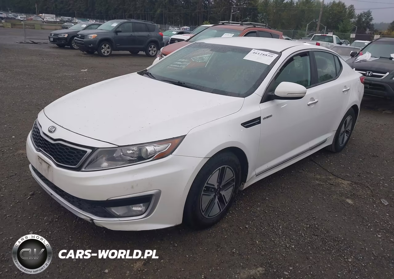 2013 Kia Optima Hybrid Lx VIN:KNAGM4AD8D5044586 - 2