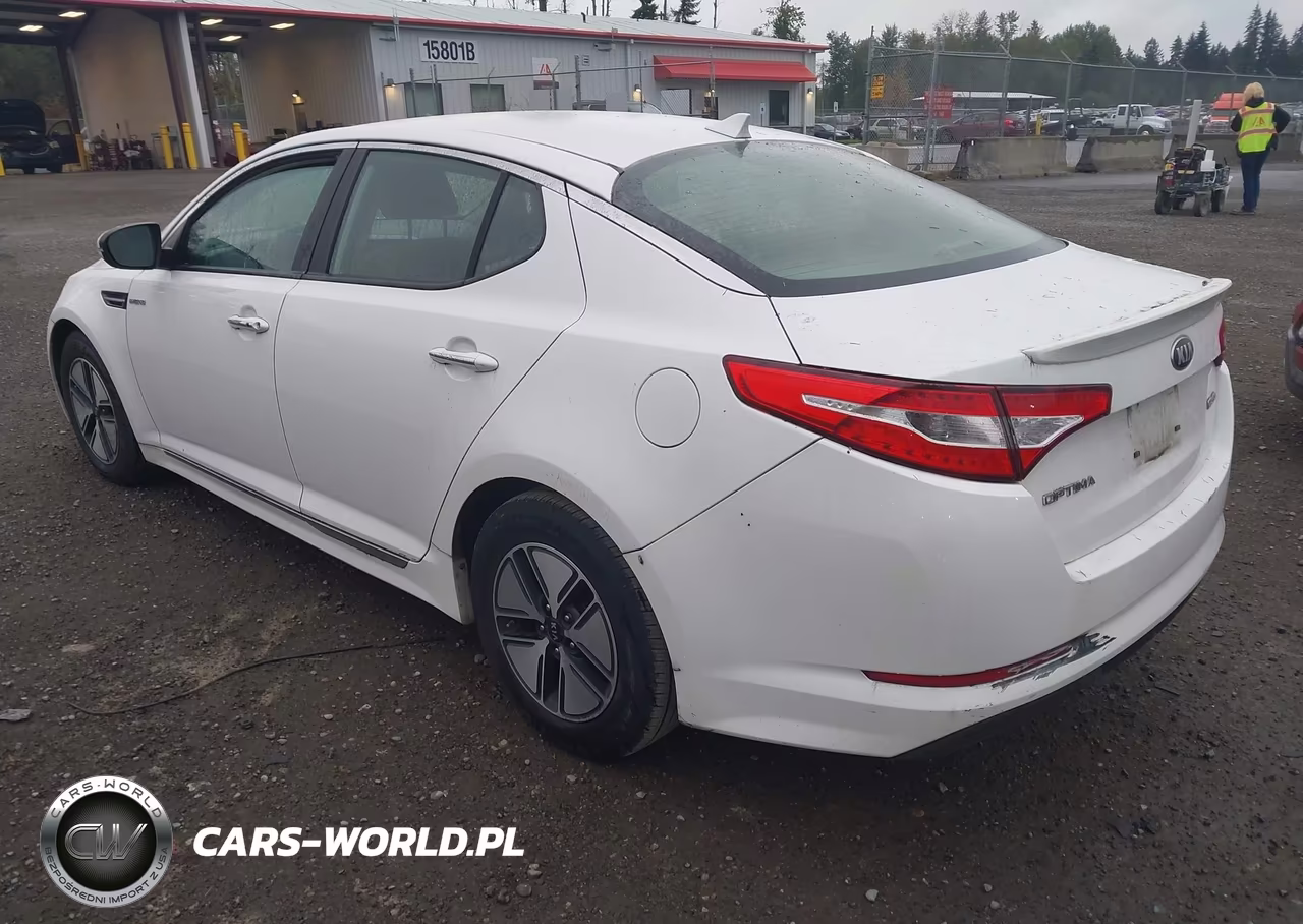 2013 Kia Optima Hybrid Lx VIN:KNAGM4AD8D5044586 - 3