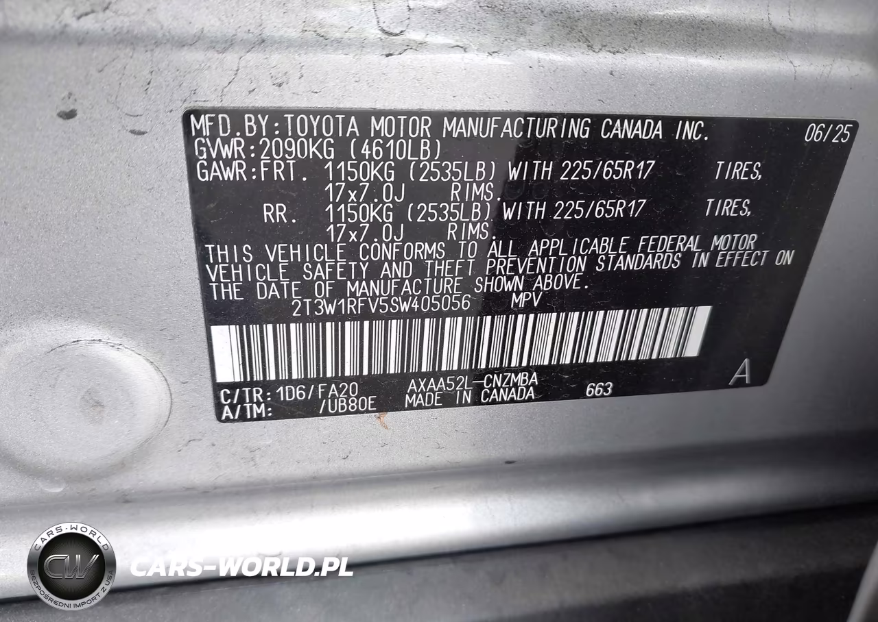2025 Toyota Rav4 Xle VIN:2T3W1RFV5SW405056 - 9