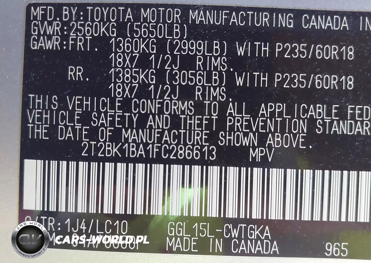 2015 Lexus Rx 350 VIN:2T2BK1BA1FC286613 - 9