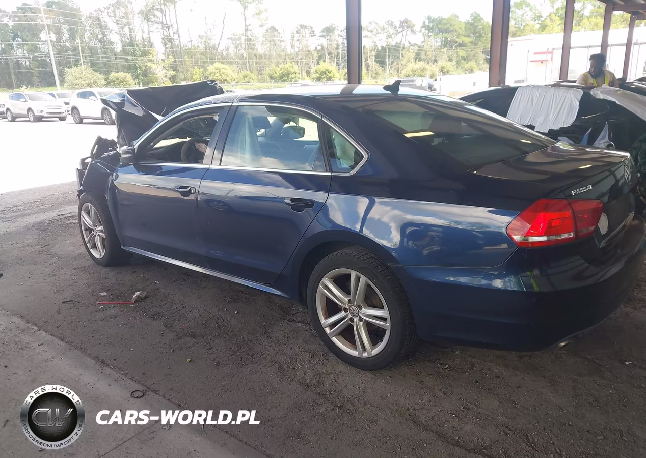 2013 Volkswagen Passat 2.0L Tdi Se VIN:1VWBN7A34DC143966 - 3