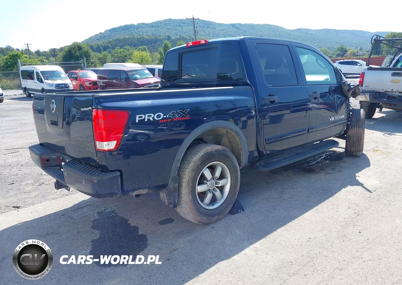 2009 Nissan Titan Pro-4X VIN:1N6AA07C39N318483 - 4
