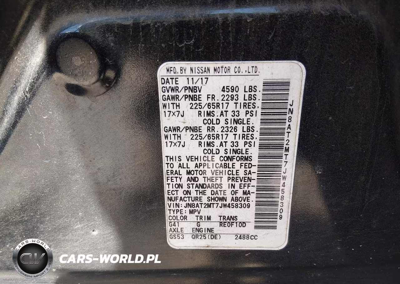 2018 Nissan Rogue S VIN:JN8AT2MT7JW458309 - 9
