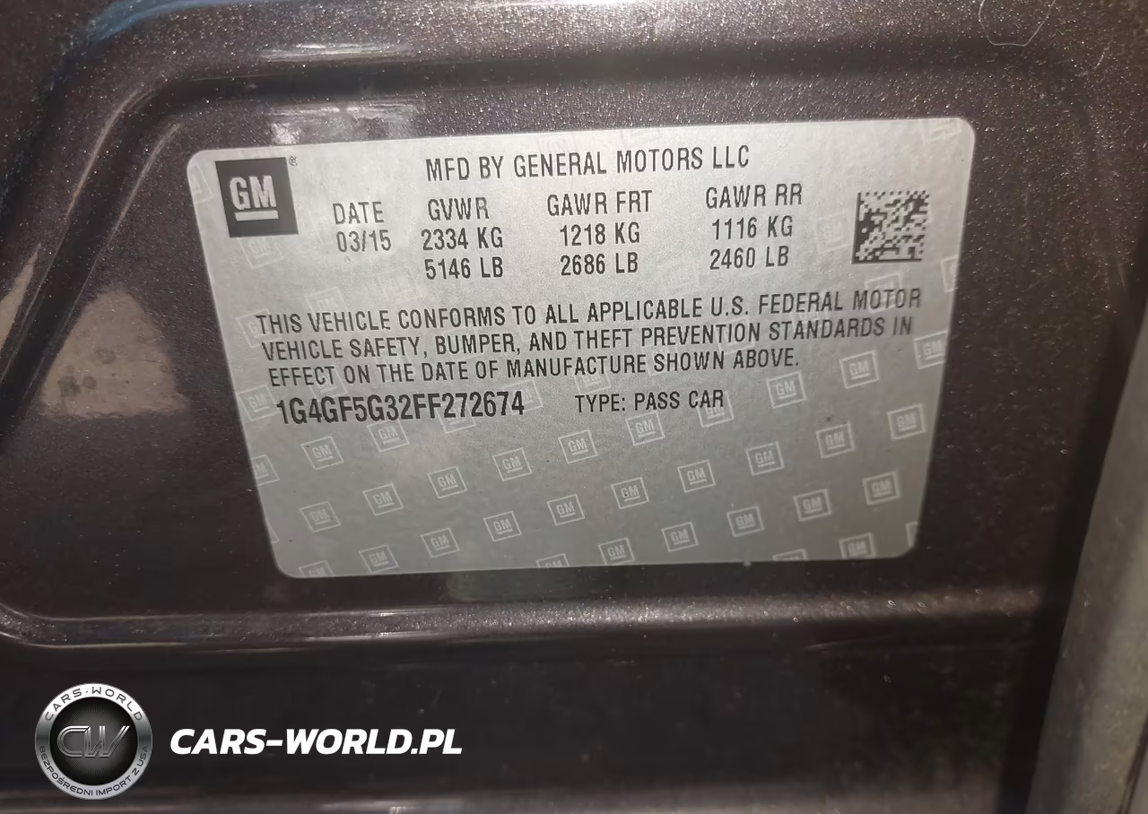 2015 Buick Lacrosse Premium Ii VIN:1G4GF5G32FF272674 - 9