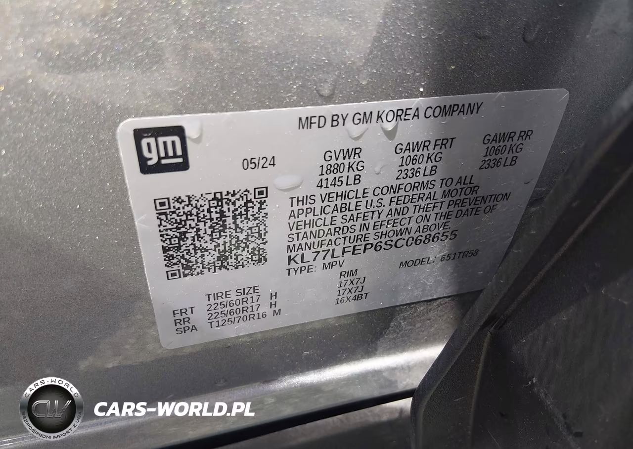 2025 Chevrolet Trax Fwd Ls VIN:KL77LFEP6SC068655 - 9
