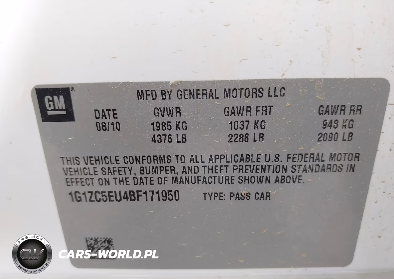 2011 Chevrolet Malibu 1Lt VIN:1G1ZC5EU4BF171950 - 9