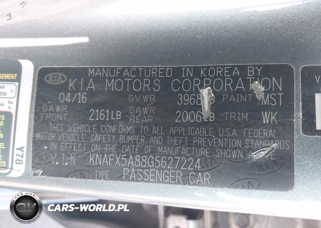 2016 Kia Forte Ex VIN:KNAFX5A88G5627224 - 9