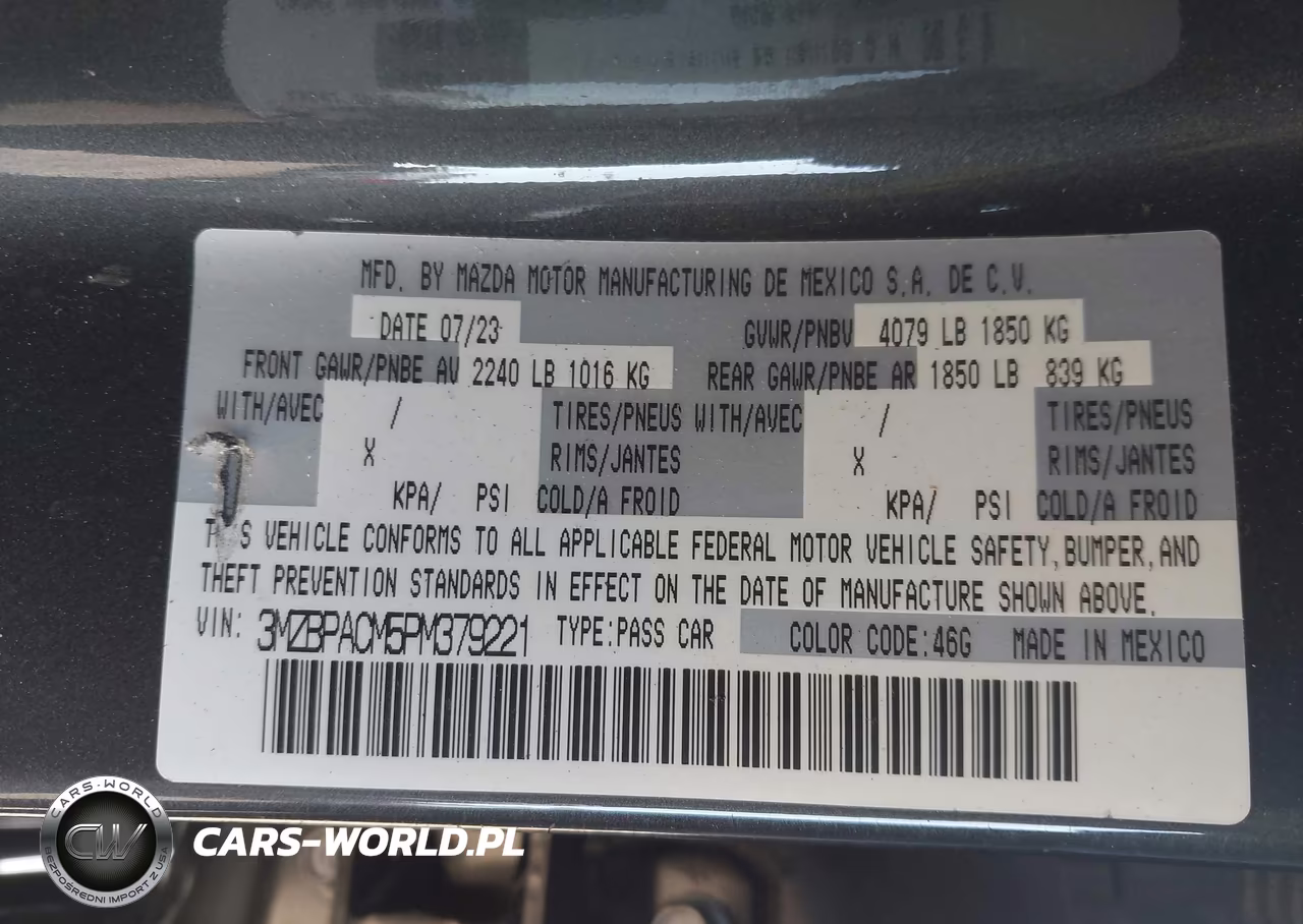 2023 Mazda 3 Preferred VIN:3MZBPACM5PM379221 - 9
