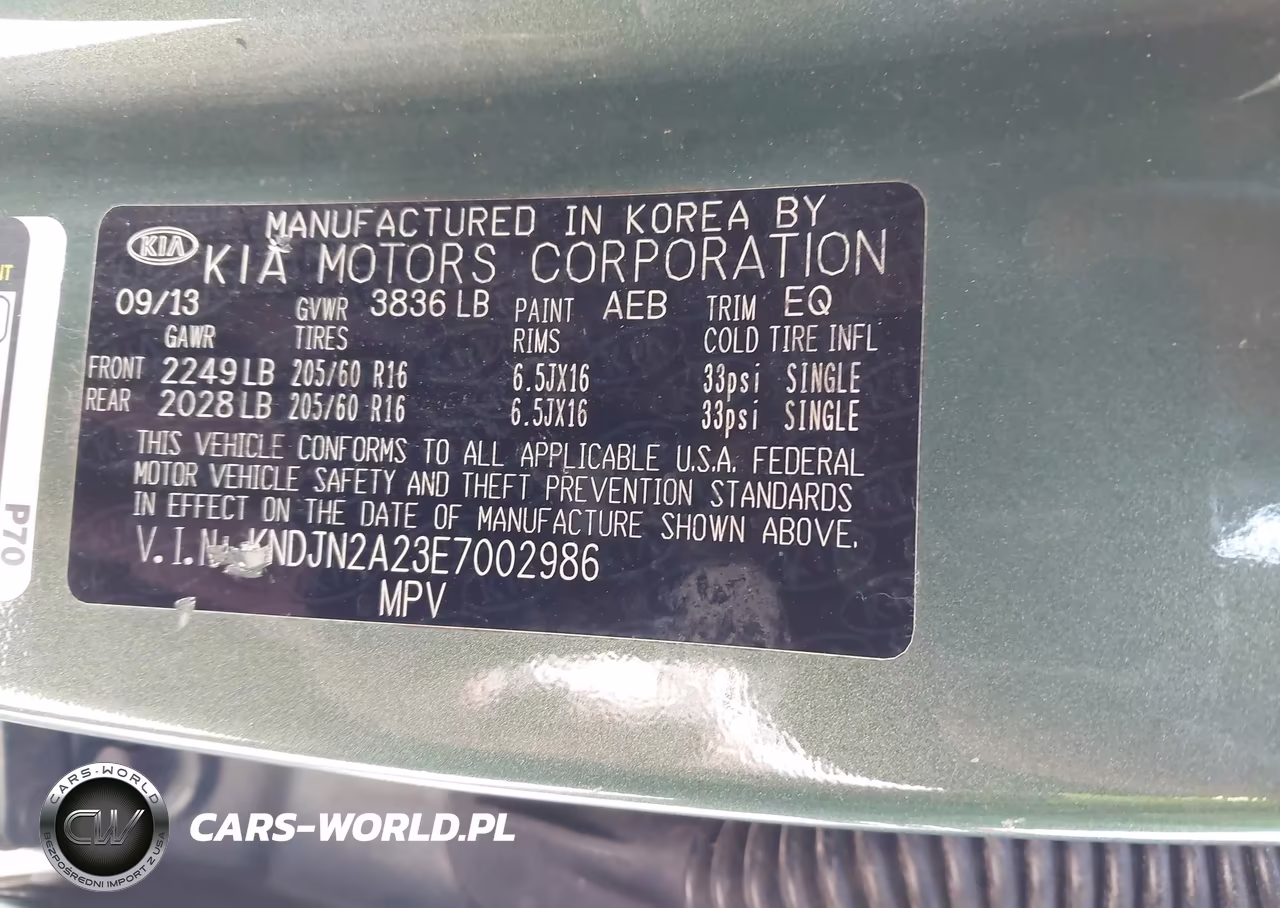 2014 Kia Soul VIN:KNDJN2A23E7002986 - 9