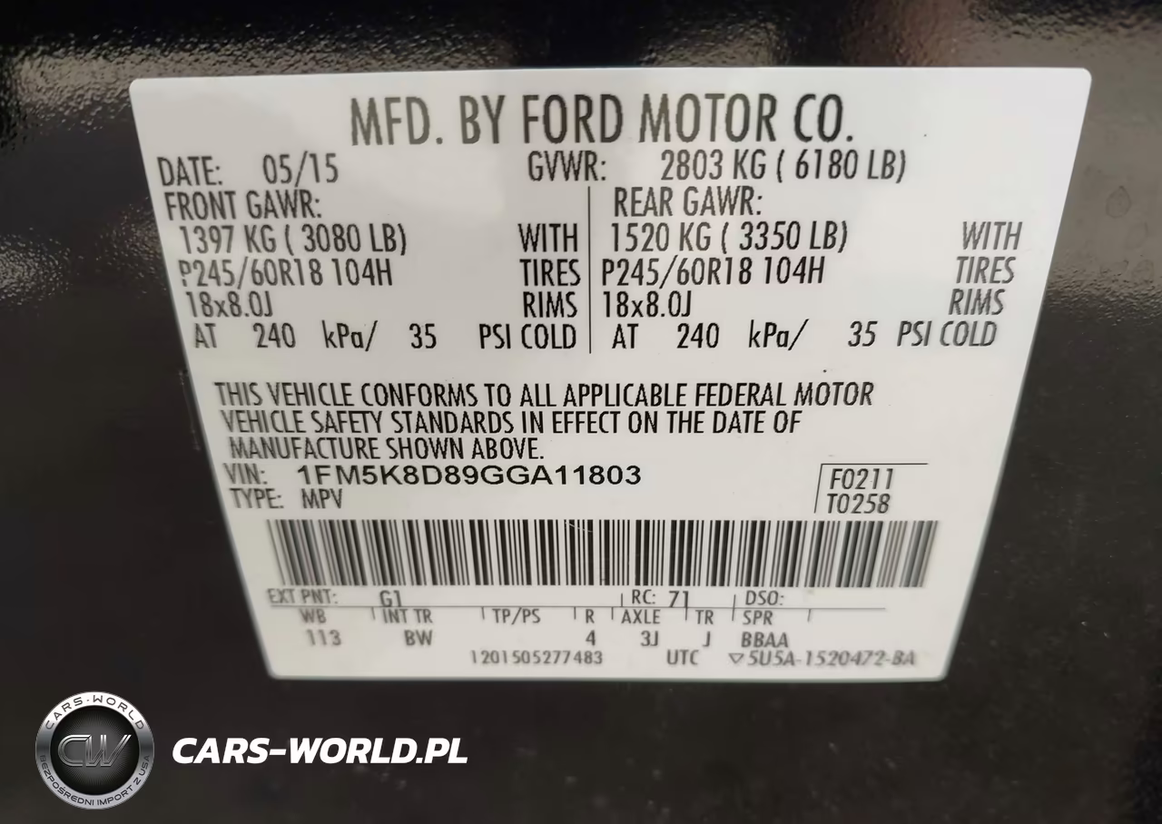 2016 Ford Explorer Xlt VIN:1FM5K8D89GGA11803 - 9