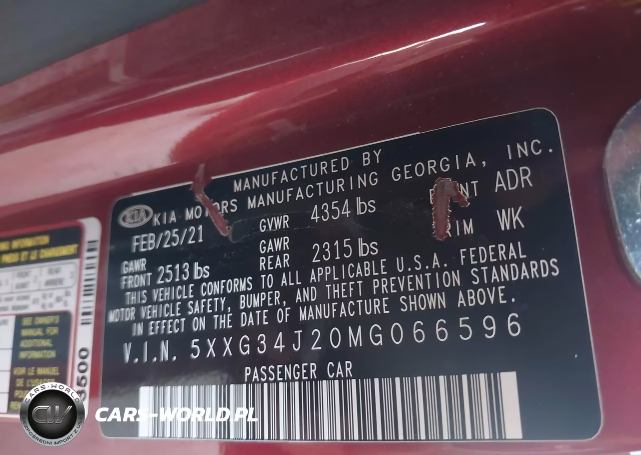 2021 Kia K5 Ex VIN:5XXG34J20MG066596 - 9