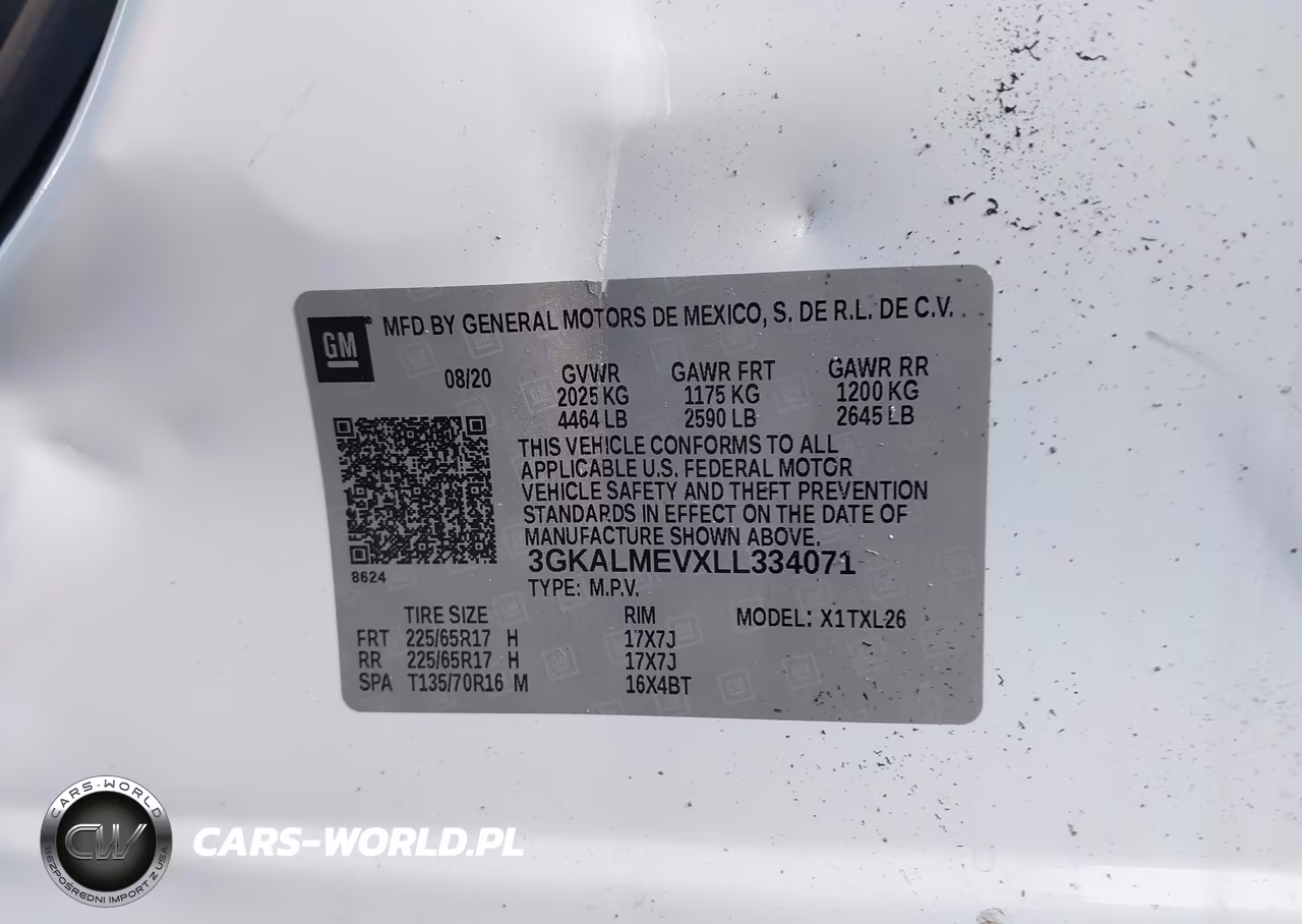 2020 GMC Terrain Fwd Sle VIN:3GKALMEVXLL334071 - 9