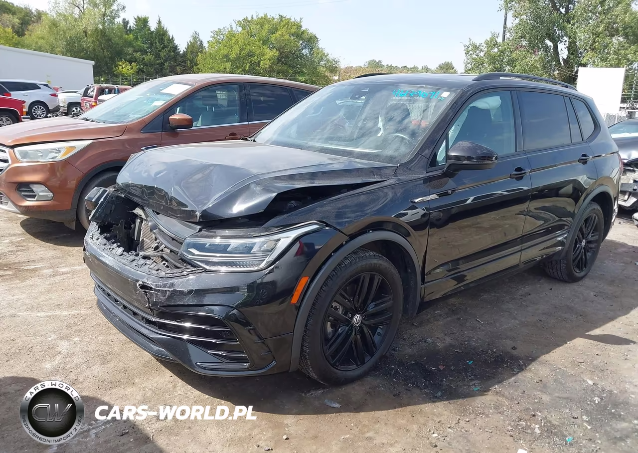 2022 Volkswagen Tiguan 2.0T Se R-Line Black VIN:3VVCB7AXXNM010665 - 2