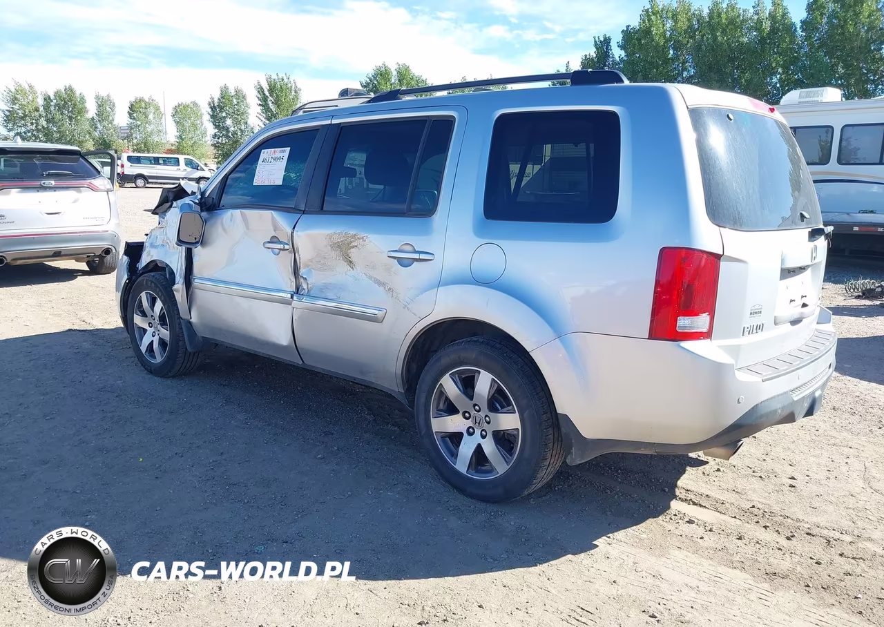 2014 Honda Pilot Touring VIN:5FNYF4H97EB040693 - 3