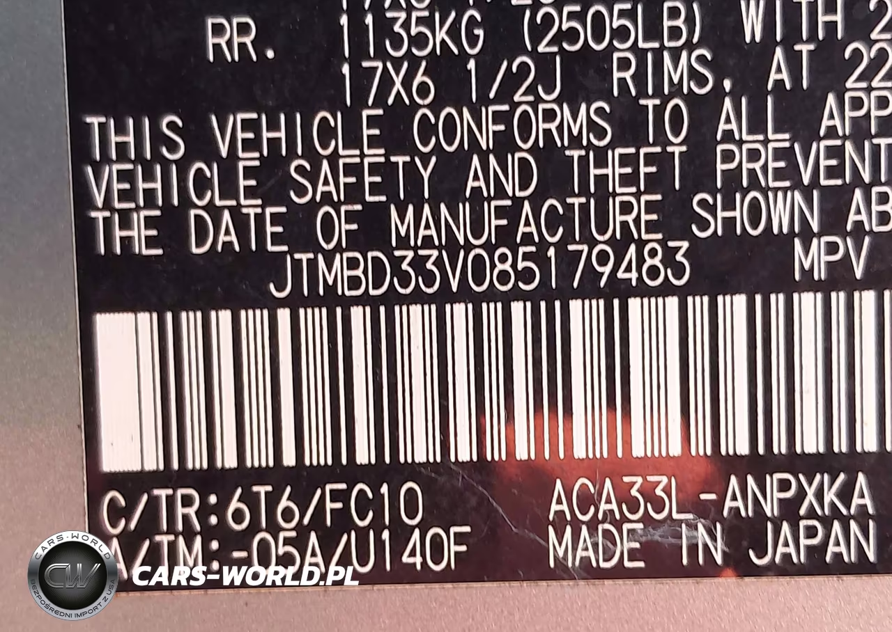 2008 Toyota Rav4 VIN:JTMBD33V085179483 - 9