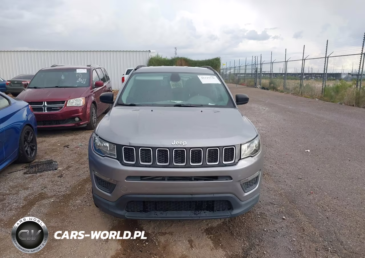 2018 Jeep Compass Sport Fwd VIN:3C4NJCAB2JT254821 - 12