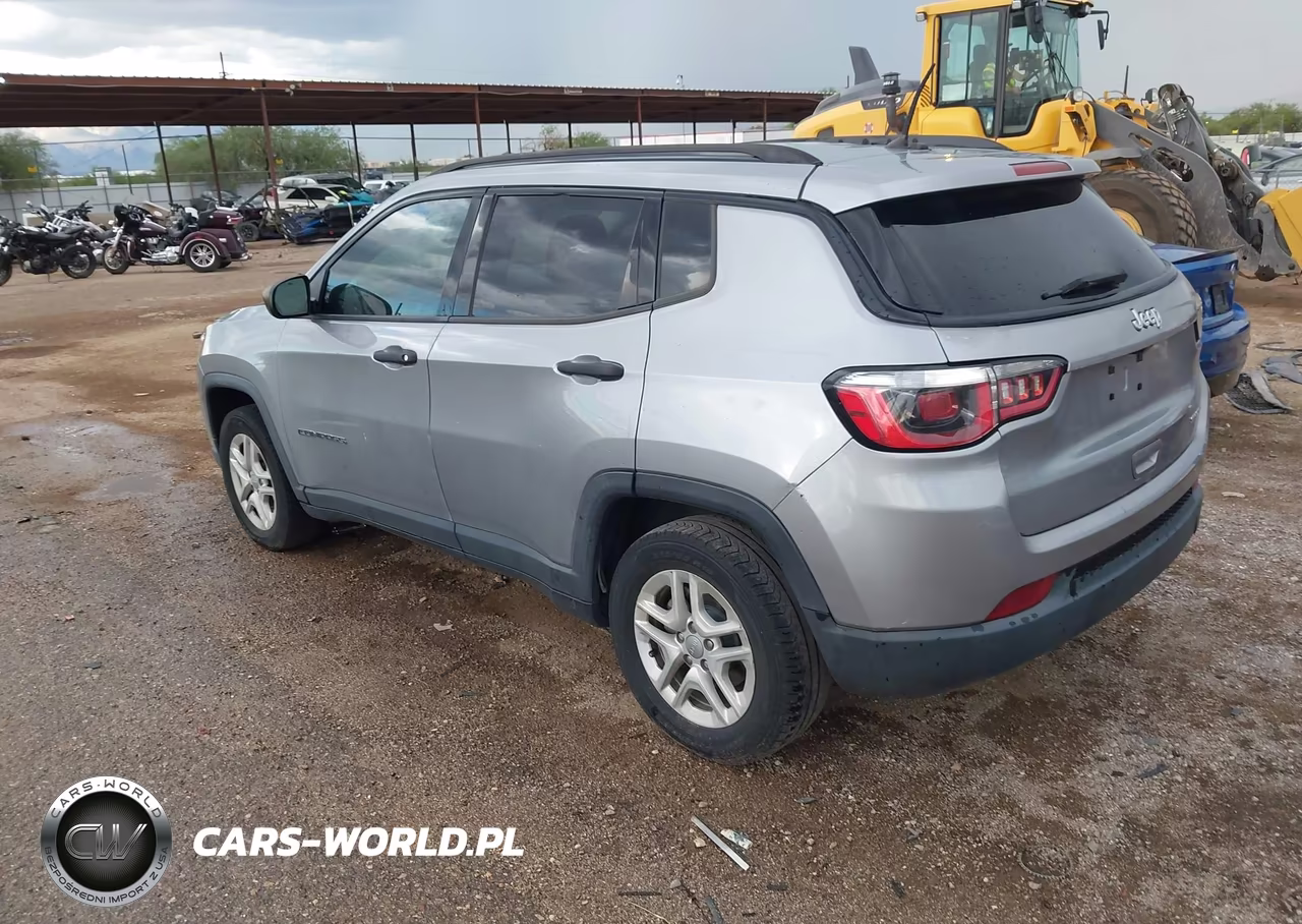 2018 Jeep Compass Sport Fwd VIN:3C4NJCAB2JT254821 - 3