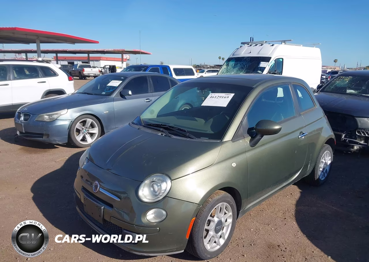 2012 Fiat 500 Pop VIN:3C3CFFAR1CT181908 - 2