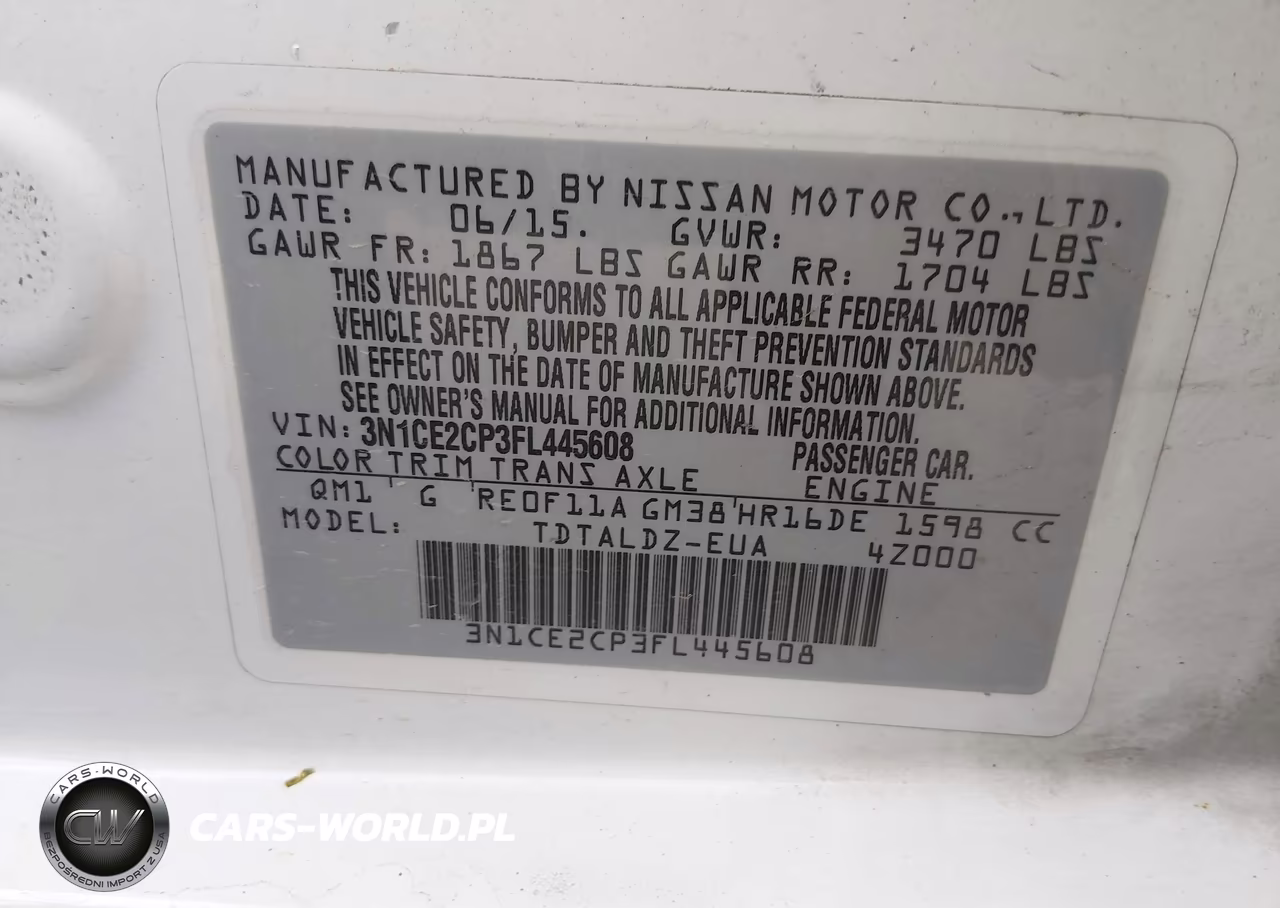 2015 Nissan Versa Note Sv VIN:3N1CE2CP3FL445608 - 9