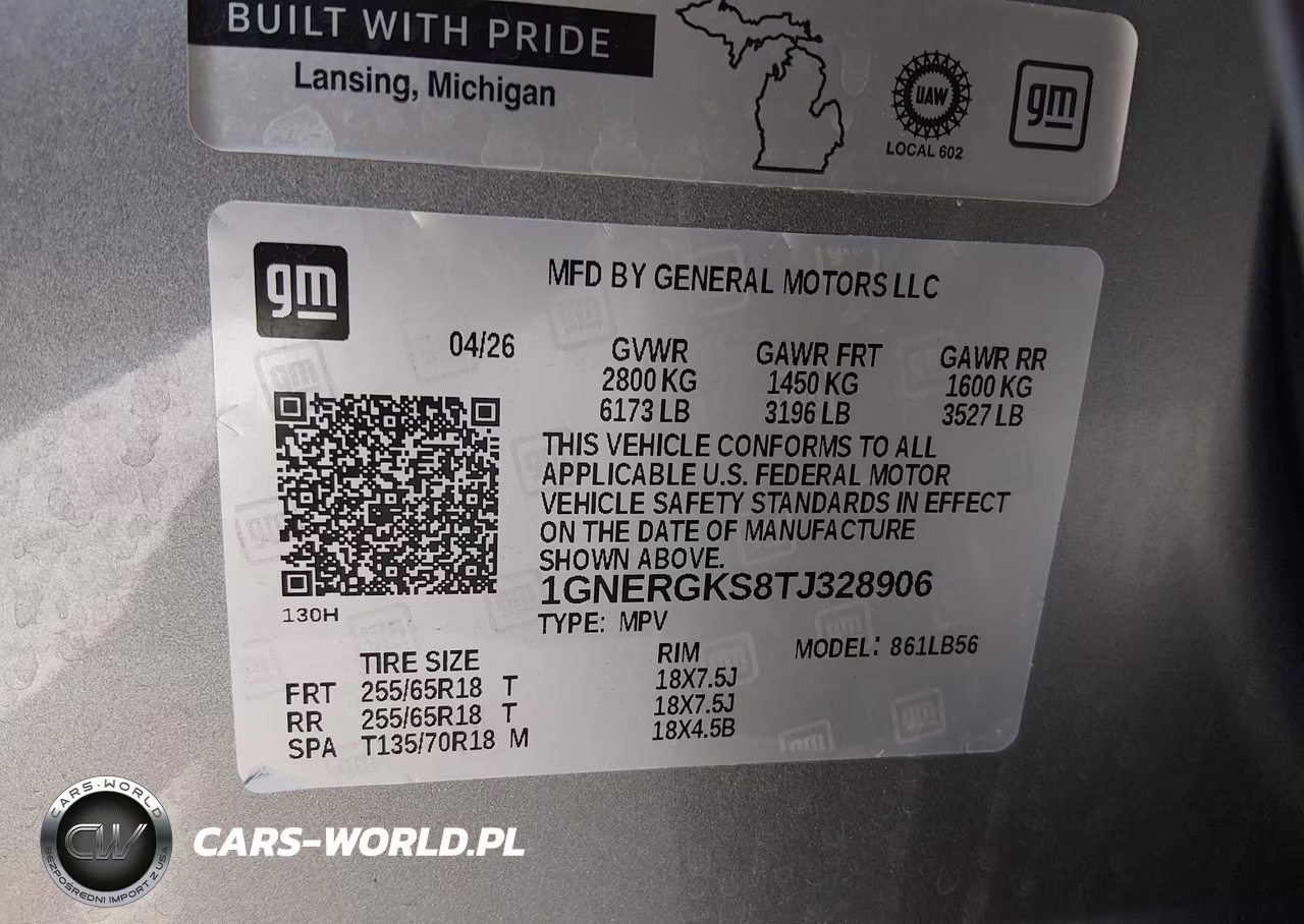 2026 Chevrolet Traverse Fwd Lt VIN:1GNERGKS8TJ328906 - 9