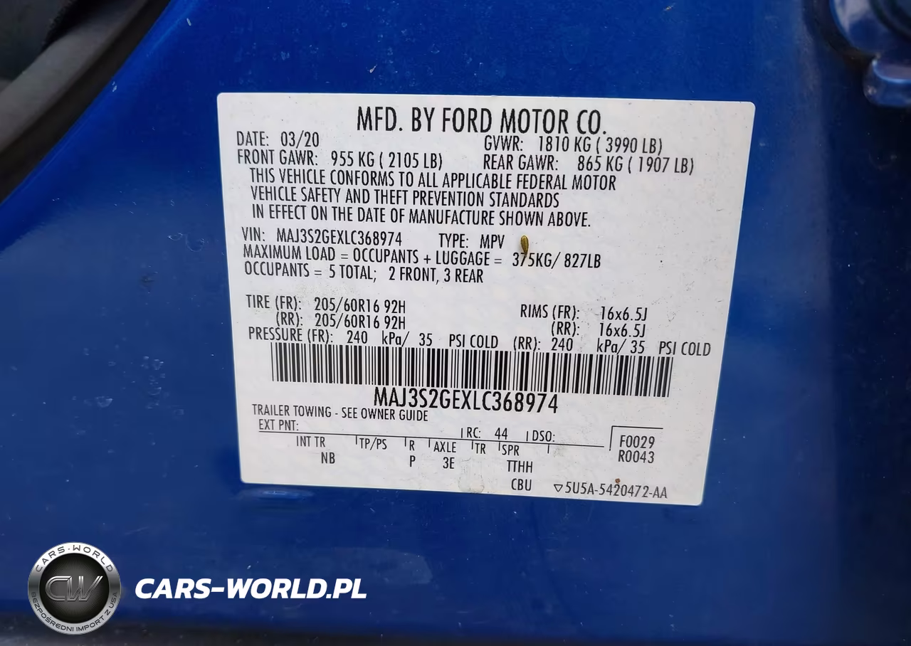 2020 Ford Ecosport Se VIN:MAJ3S2GEXLC368974 - 9