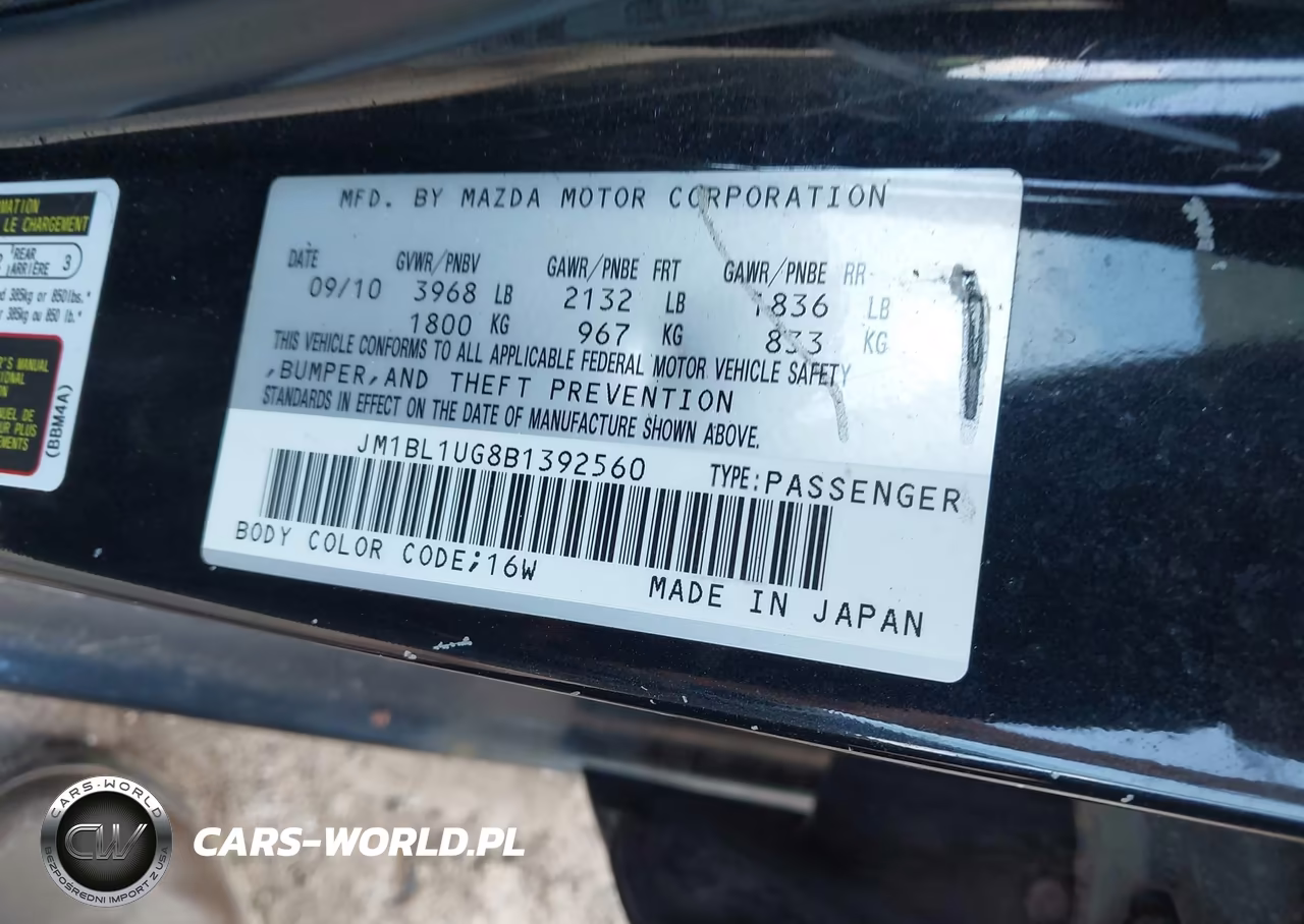 2011 Mazda Mazda3 VIN:JM1BL1UG8B1392560 - 9