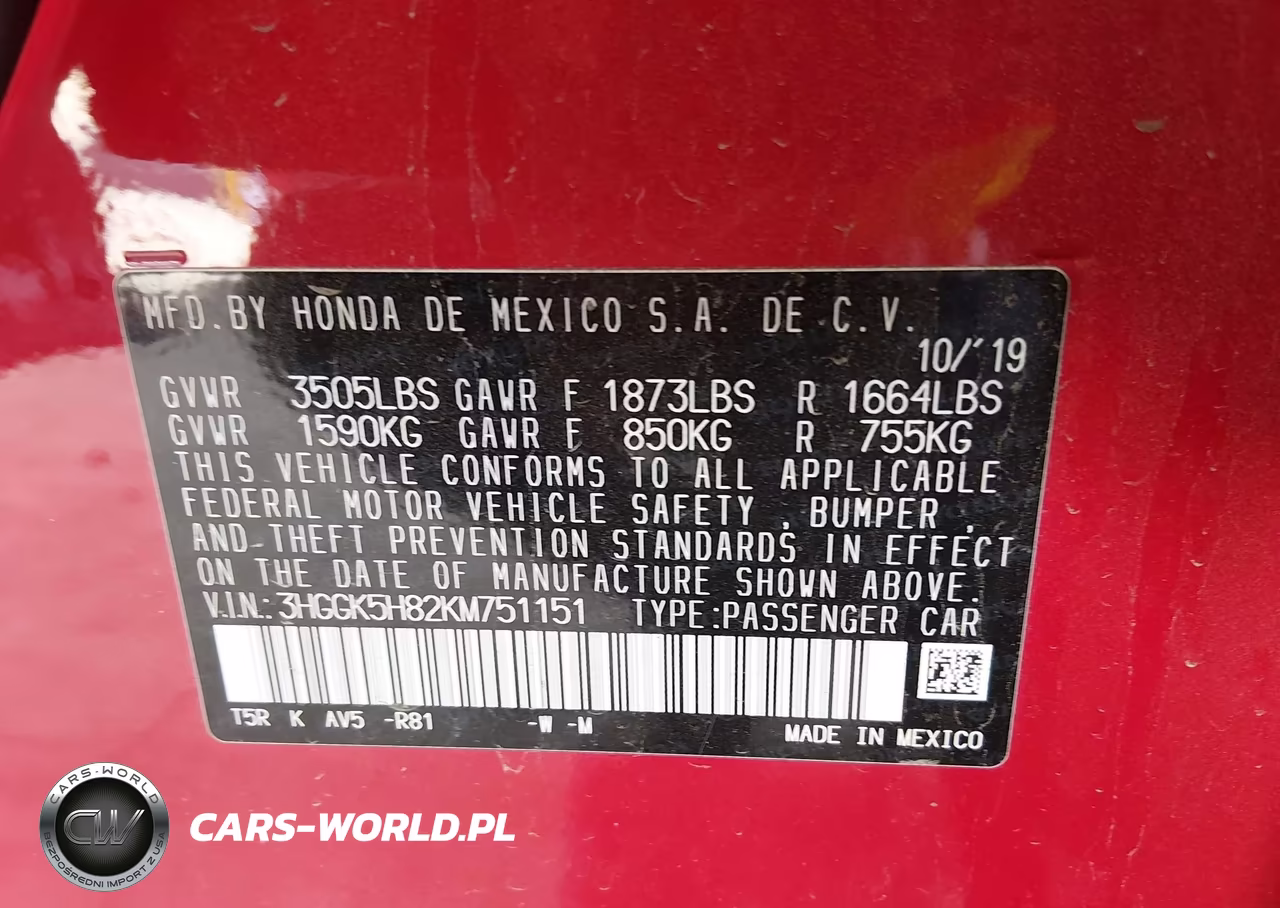 2019 Honda Fit Ex VIN:3HGGK5H82KM751151 - 9