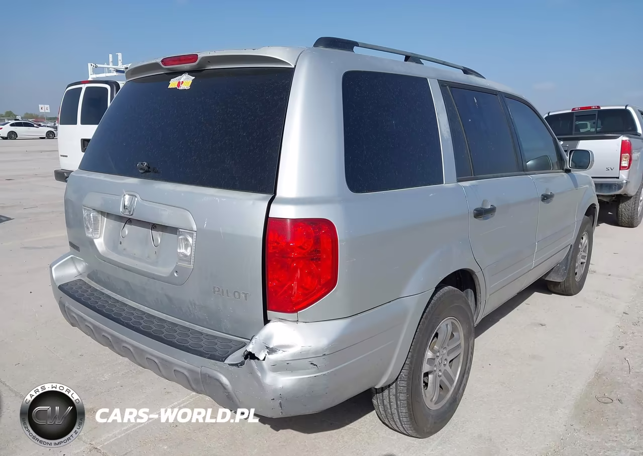 2005 Honda Pilot Ex-L VIN:2HKYF18745H563605 - 4