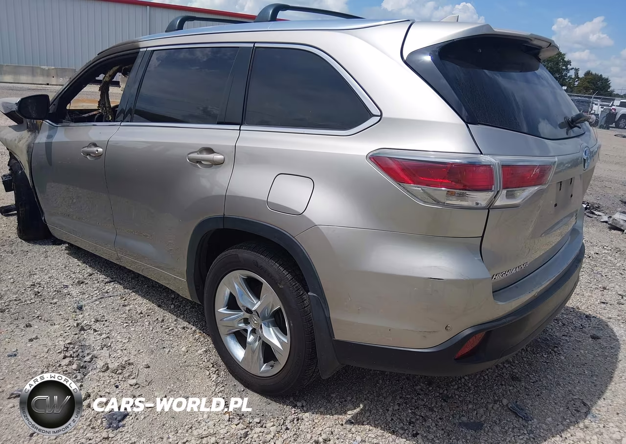 2015 Toyota Highlander Limited V6 VIN:5TDYKRFHXFS119033 - 3