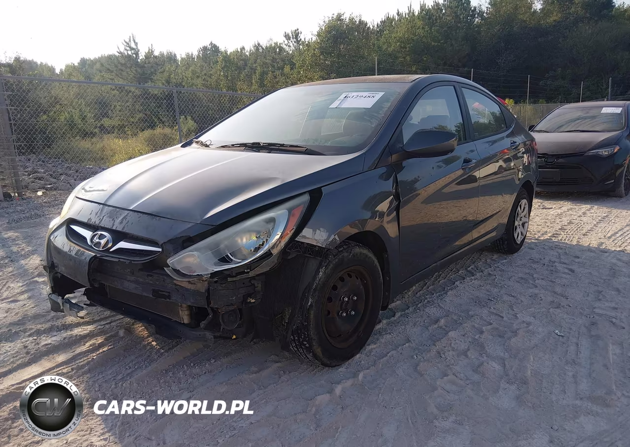 2012 Hyundai Accent Gls VIN:KMHCT4AE8CU139811 - 2