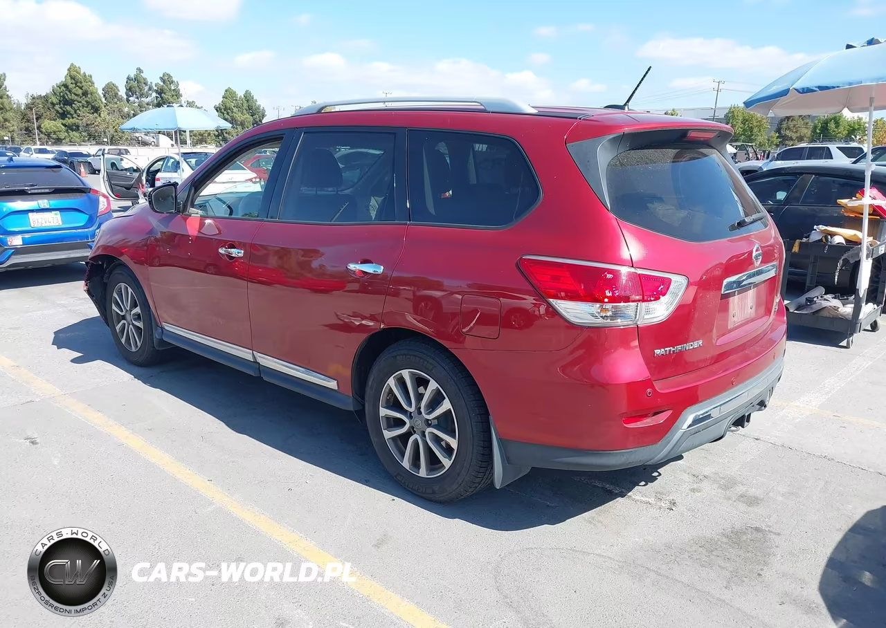 2015 Nissan Pathfinder Sl VIN:5N1AR2MM9FC676906 - 3