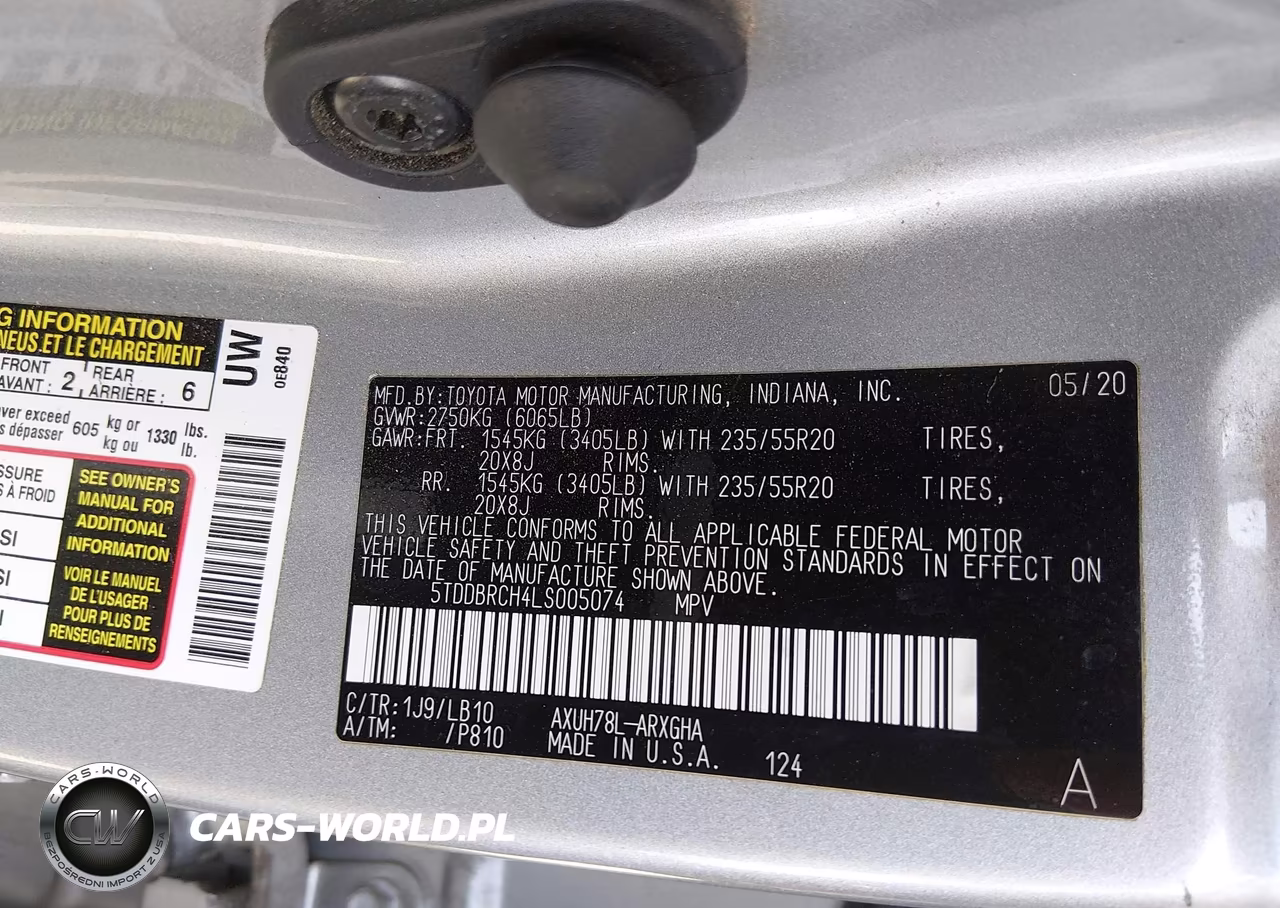 2020 Toyota Highlander Hybrid Limited VIN:5TDDBRCH4LS005074 - 9