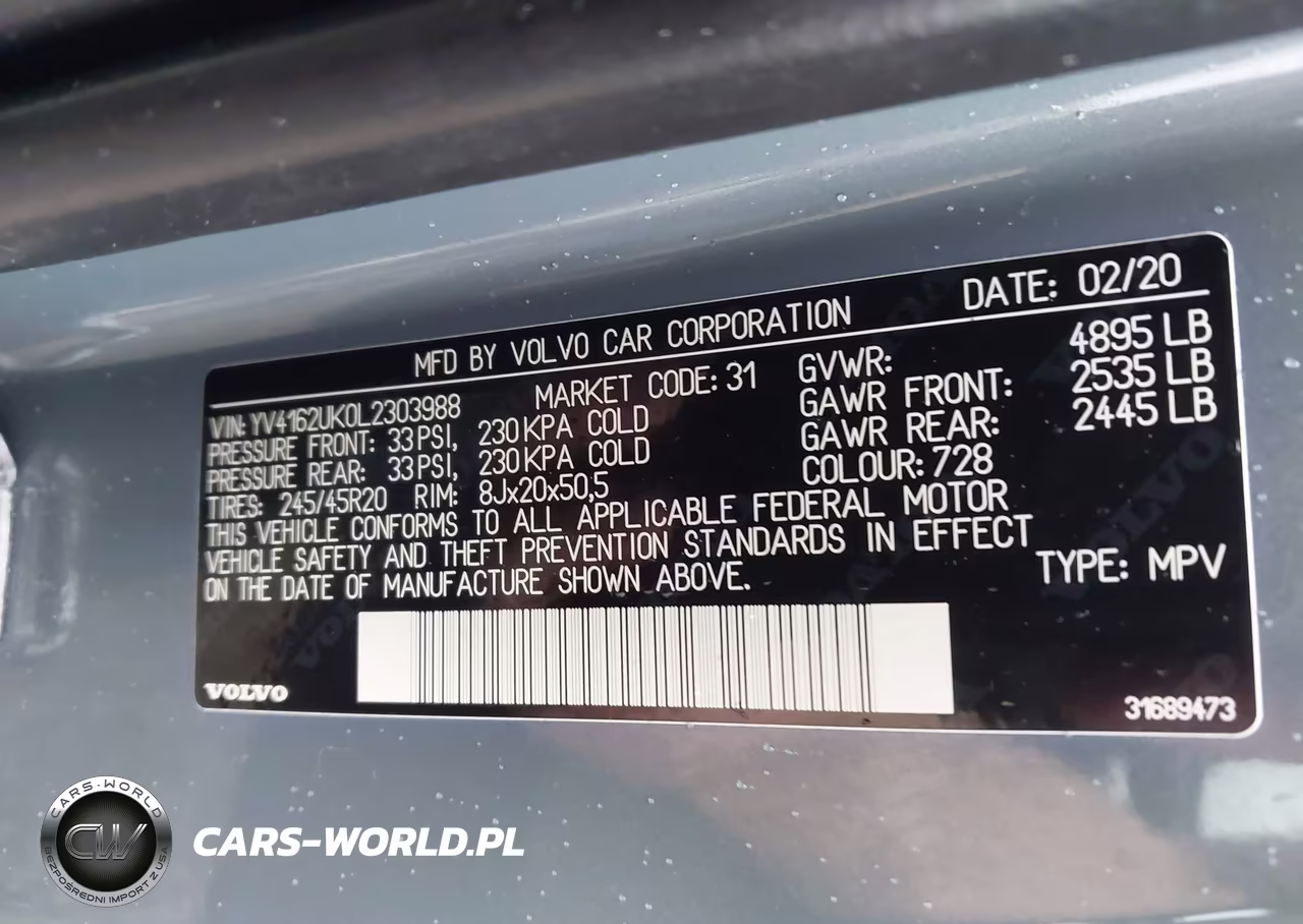 2020 Volvo Xc40 T5 Momentum VIN:YV4162UK0L2303988 - 9