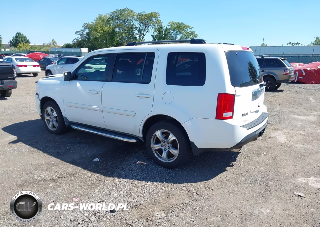 2012 Honda Pilot Ex-L VIN:5FNYF4H55CB025569 - 3