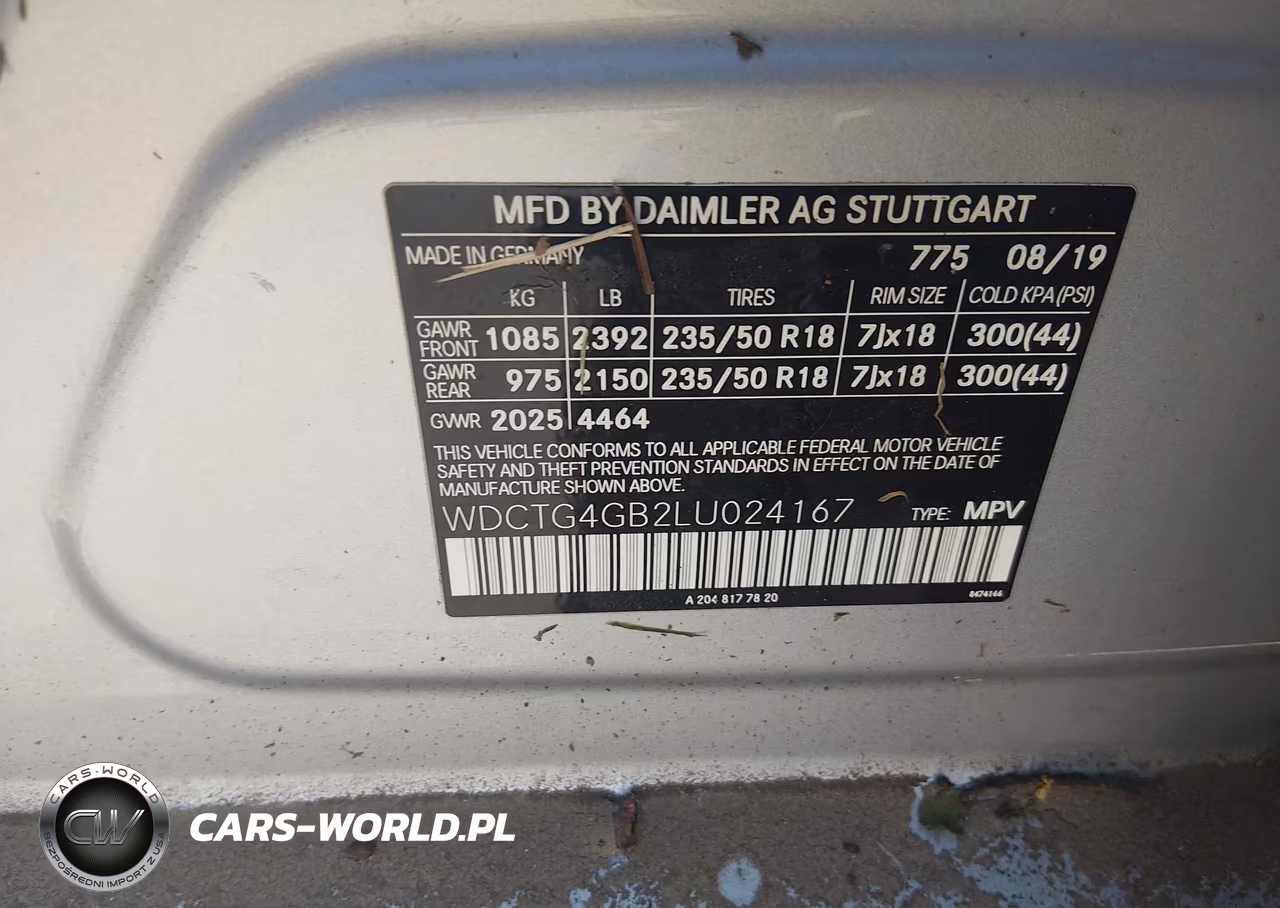 2020 Mercedes-Benz Gla 250 4Matic VIN:WDCTG4GB2LU024167 - 9