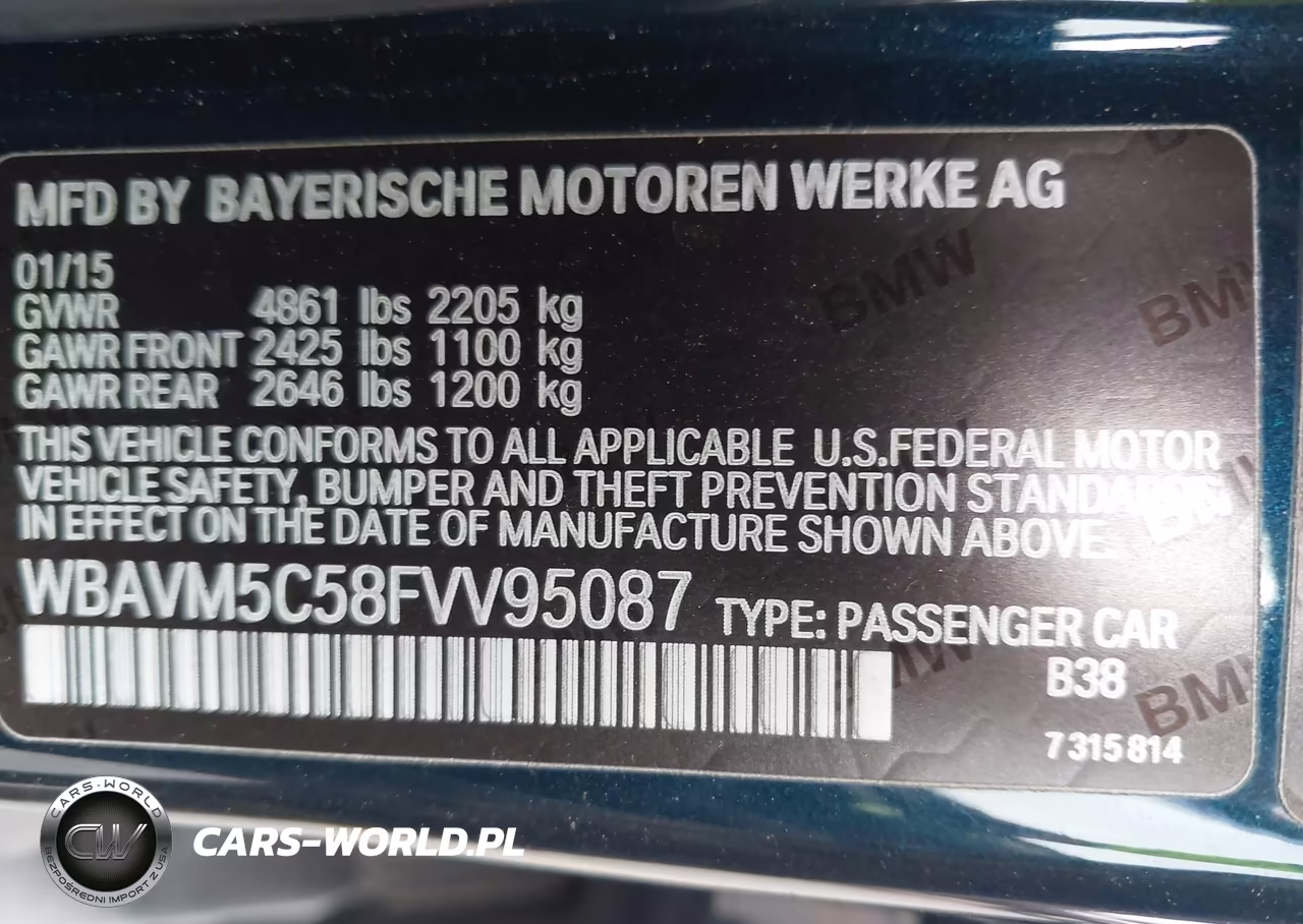 2015 BMW X1 xDrive35I VIN:WBAVM5C58FVV95087 - 9