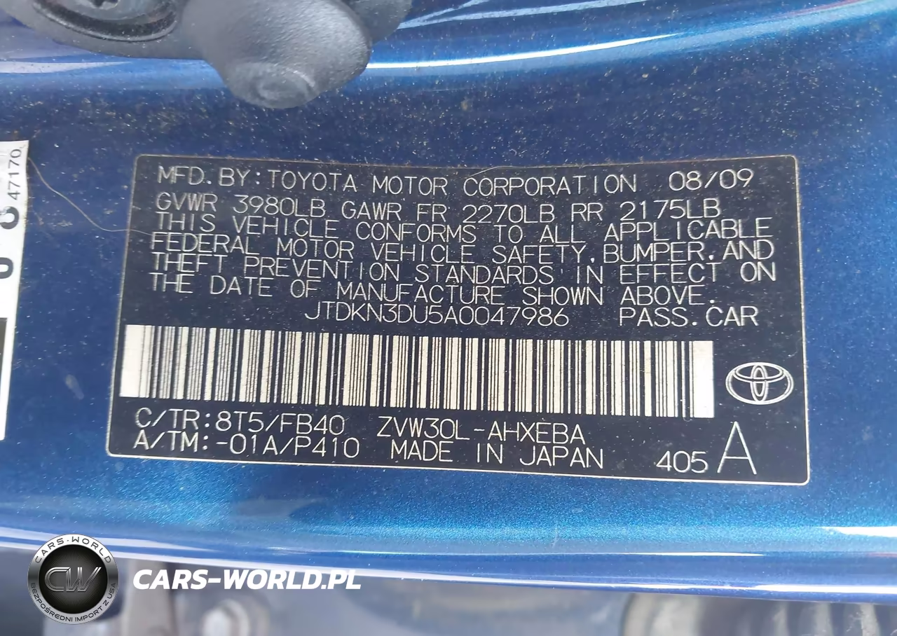 2010 Toyota Prius Ii VIN:JTDKN3DU5A0047986 - 9