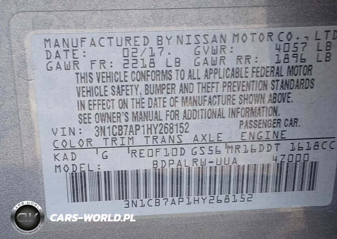 2017 Nissan Sentra Sr Turbo VIN:3N1CB7AP1HY268152 - 9