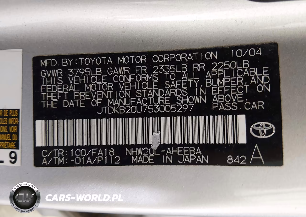2005 Toyota Prius VIN:JTDKB20U753005297 - 9