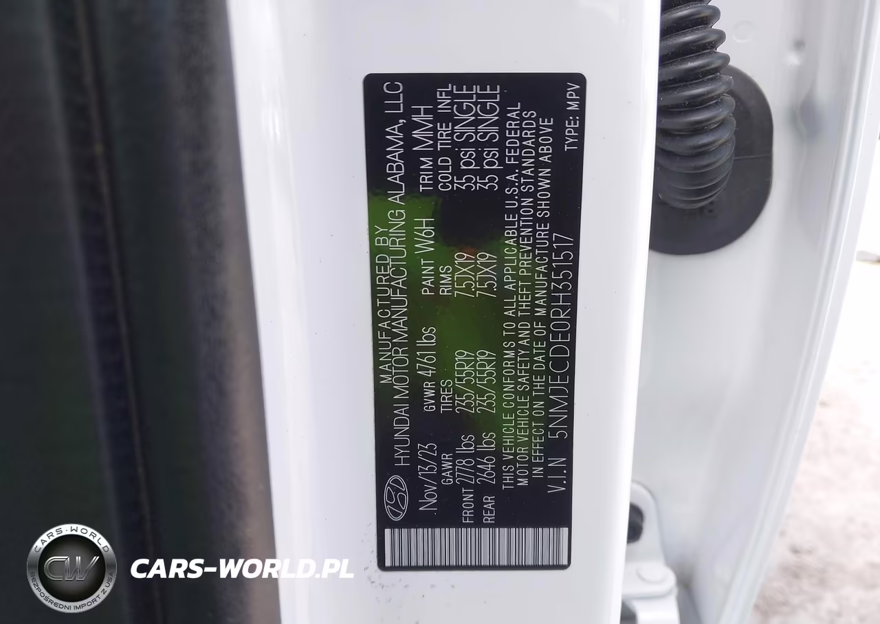 2024 Hyundai Tucson Limited VIN:5NMJECDE0RH351517 - 9
