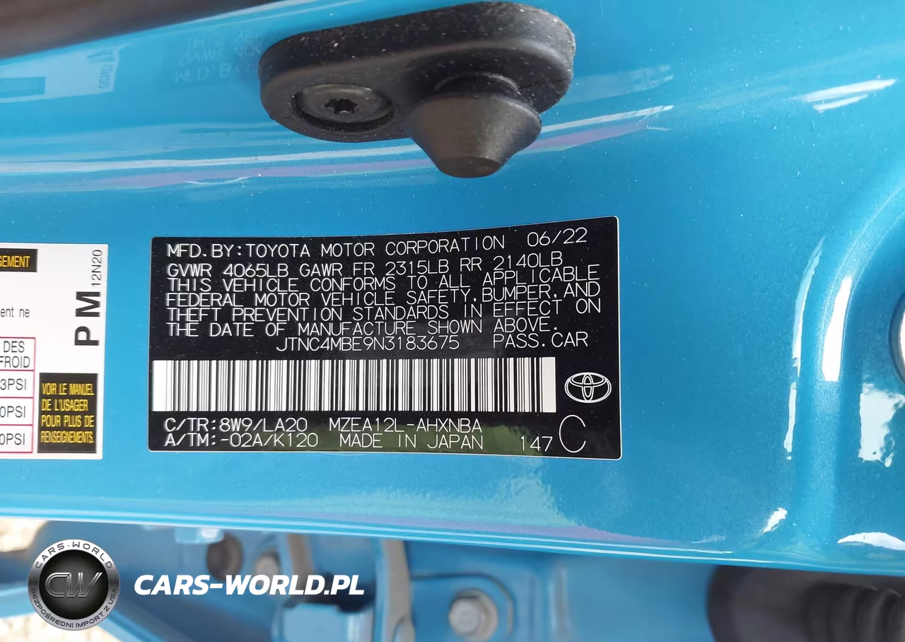 2022 Toyota Corolla Xse VIN:JTNC4MBE9N3183675 - 9