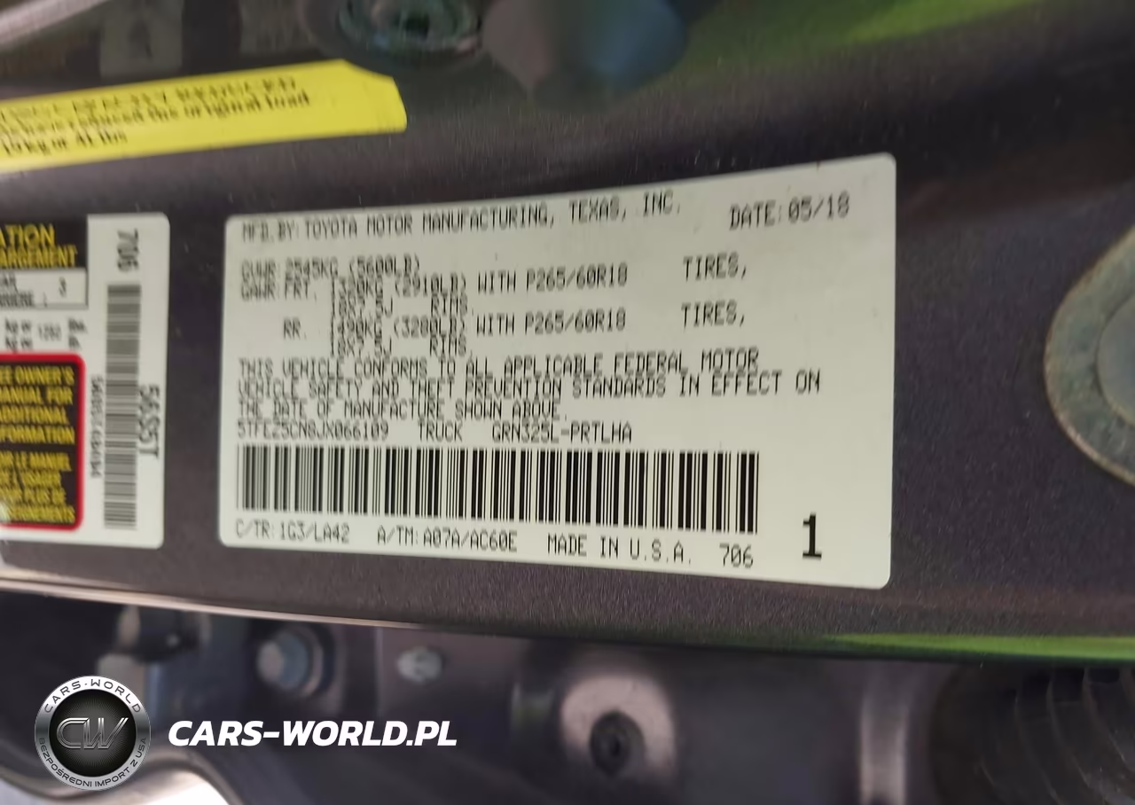 2018 Toyota Tacoma Limited VIN:5TFEZ5CN8JX066109 - 9