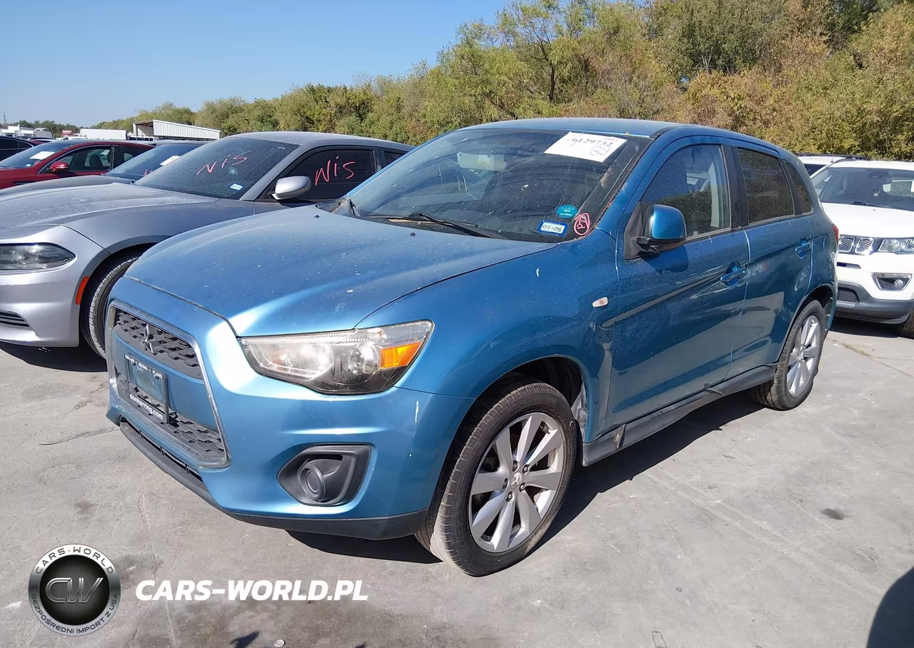 2014 Mitsubishi Outlander Sport Es VIN:4A4AP3AU7EE009980 - 2